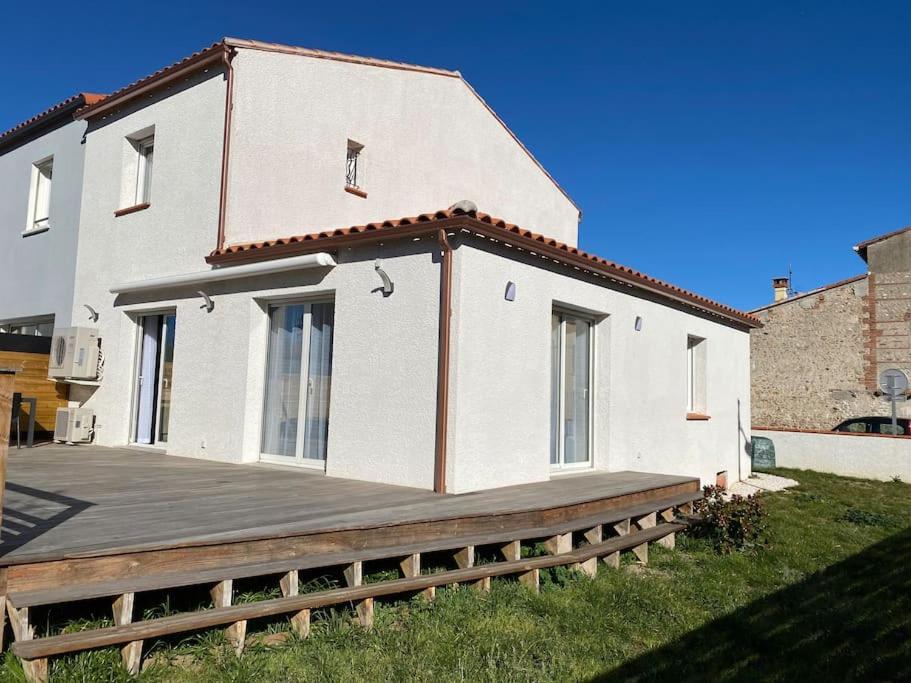 Maison Calme Dans Village Typique Du Sud 4 Etoiles Palau-del-Vidre エクステリア 写真